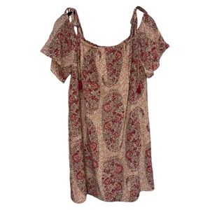 Madewell Silk Dress Paisley Lined Size Medium